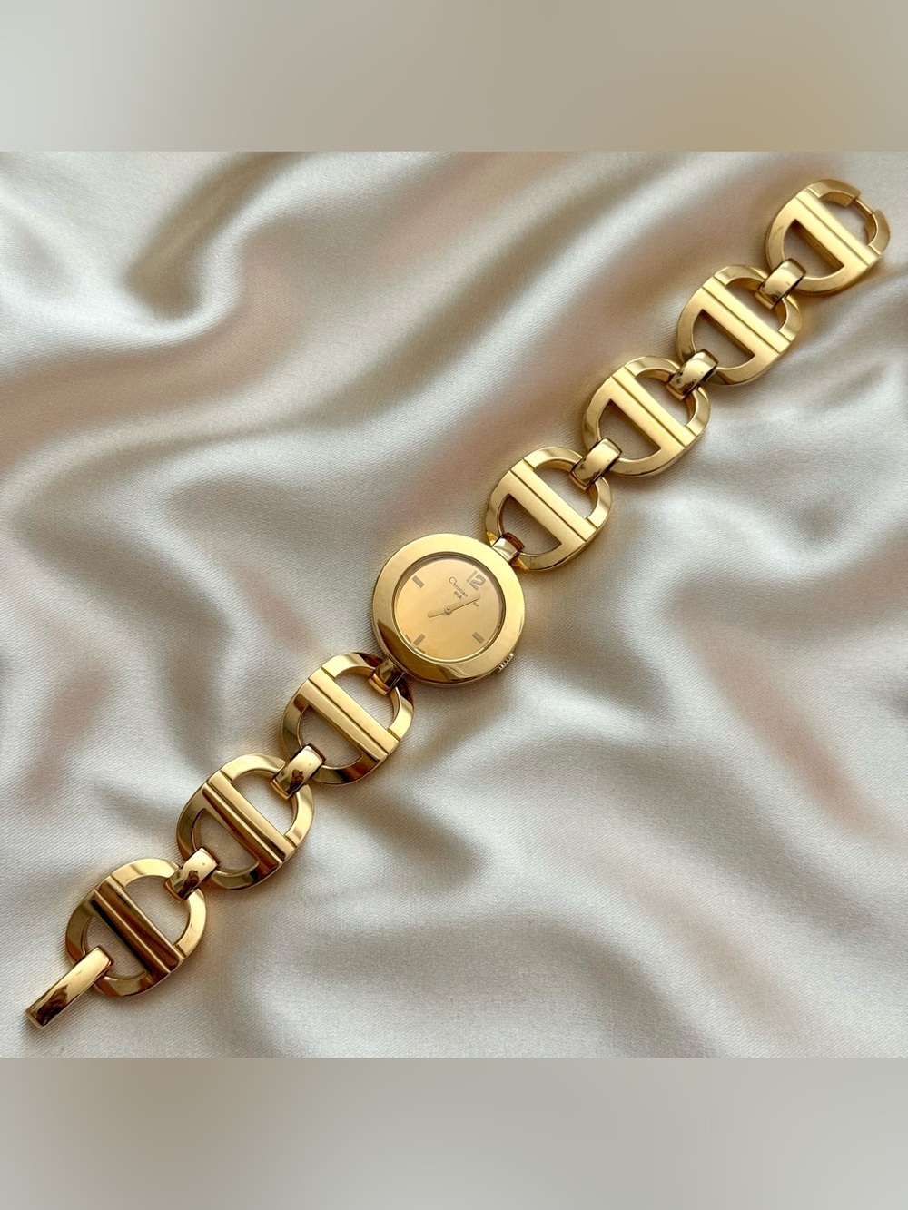AUTHENTIC RARE VINTAGE DIOR GOLD WATCH - Picture 4 of 8